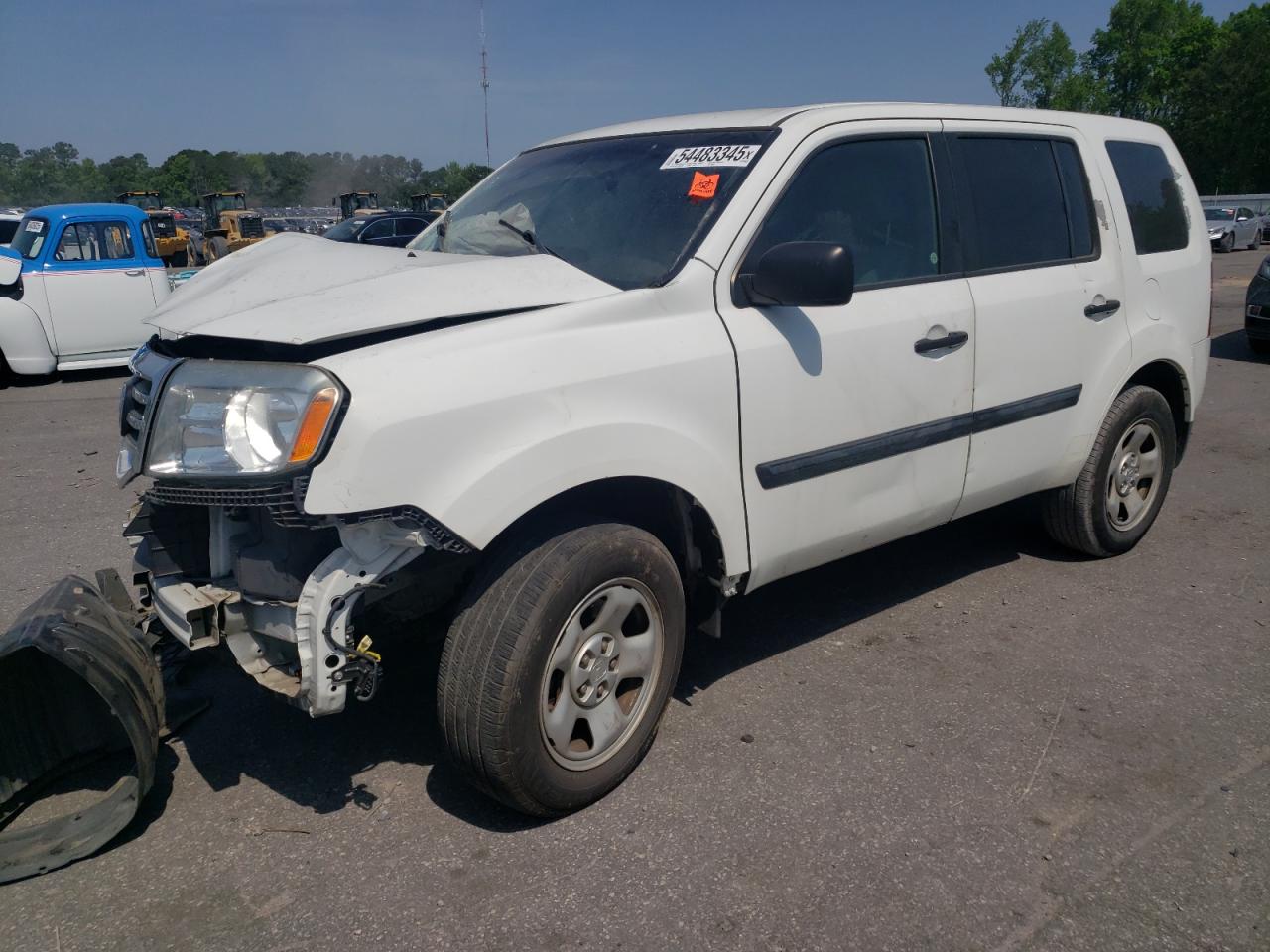 2015 Honda Pilot Lx en Venta en Dunn, NC - Front End