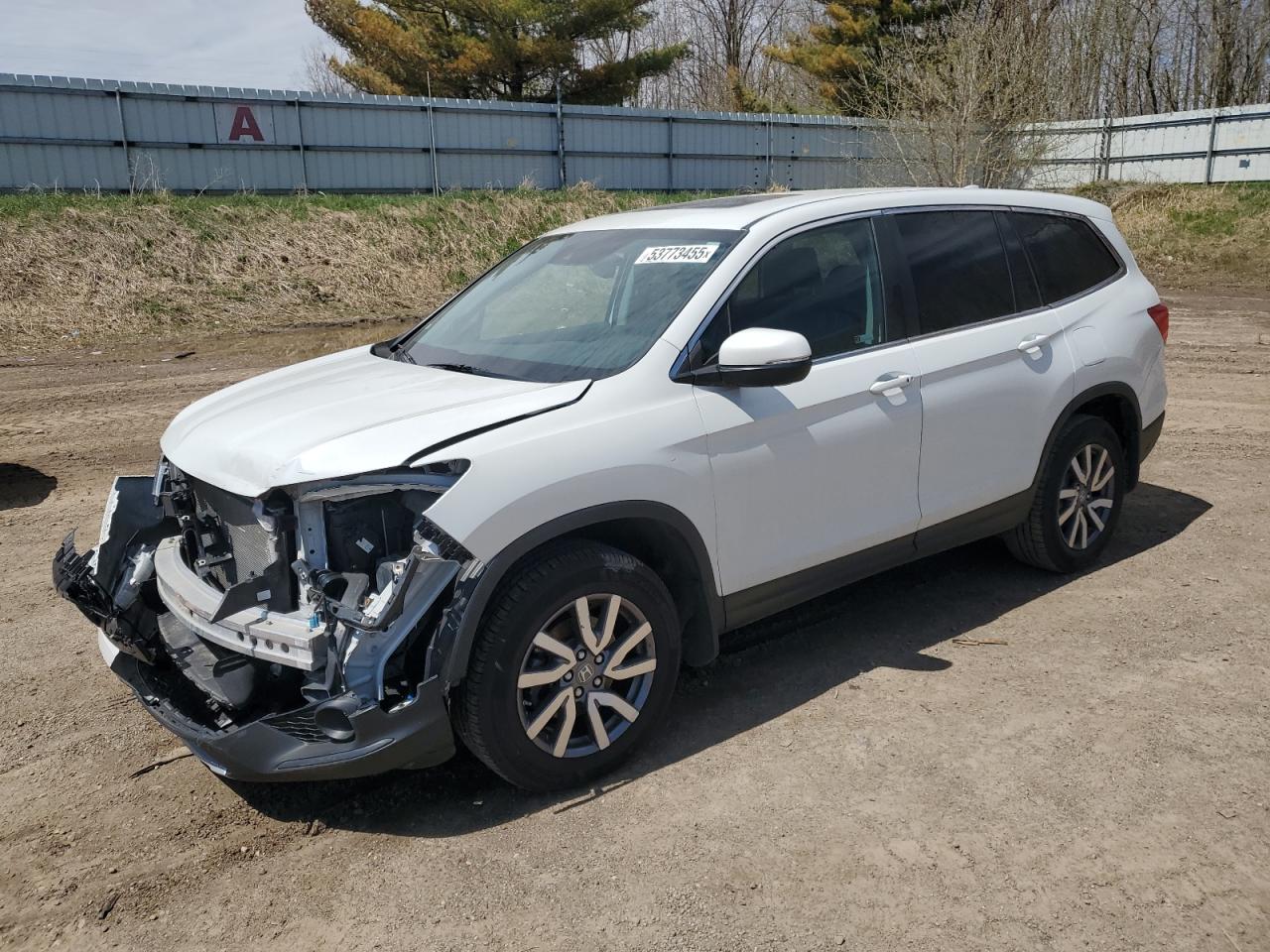 2020 Honda Pilot Exl for Sale in Davison, MI - Front End