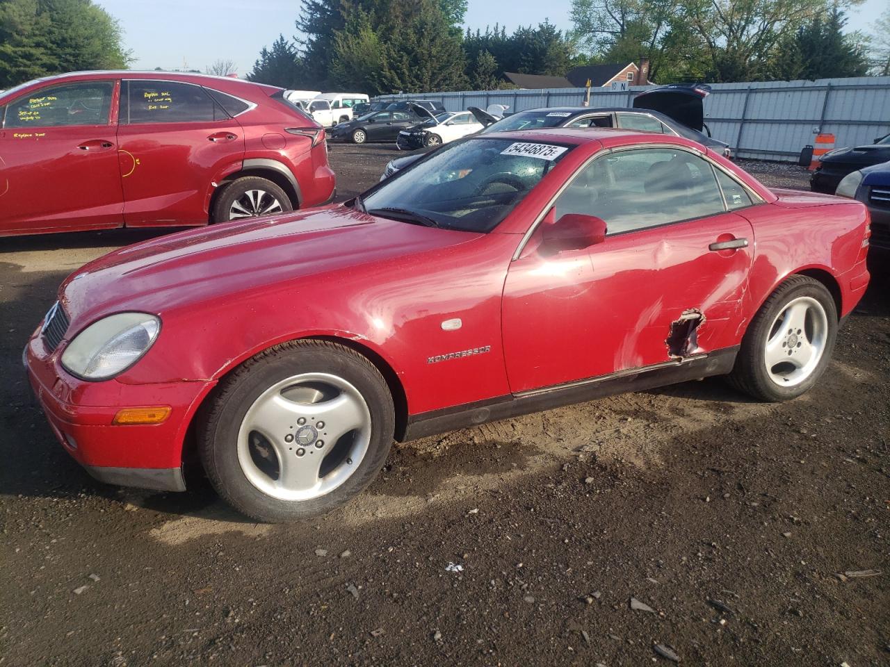 1998 Mercedes-Benz Slk 230 Kompressor for Sale in Finksburg, MD - Side