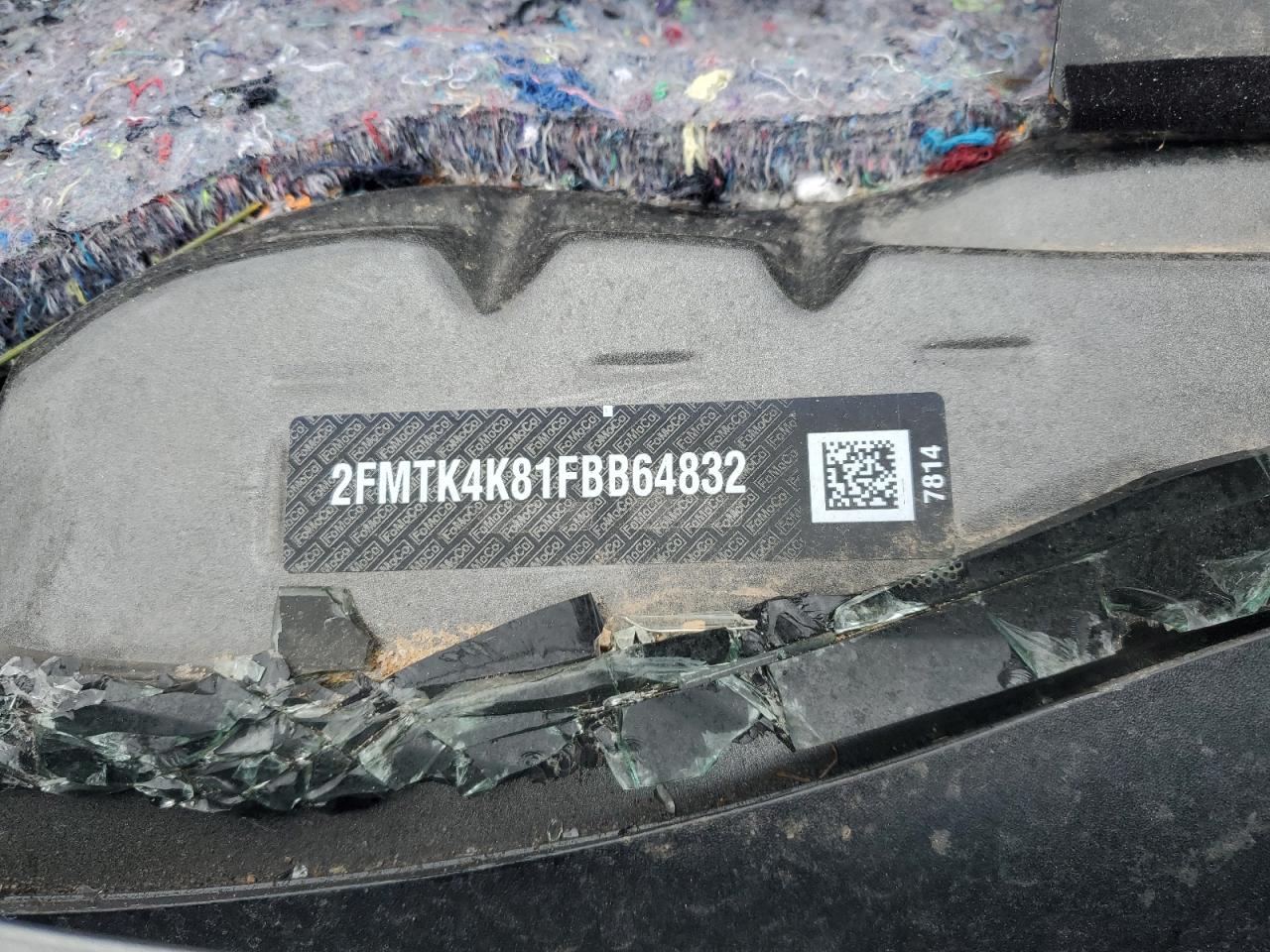 2015 Ford Edge Titanium VIN: 2FMTK4K81FBB64832 Lot: 52610715