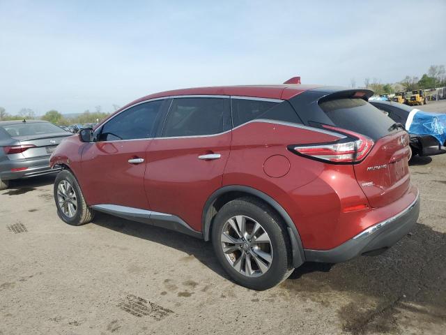  NISSAN MURANO 2017 Red