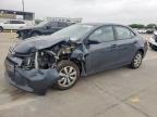 2016 Toyota Corolla L en Venta en Grand Prairie, TX - Front End