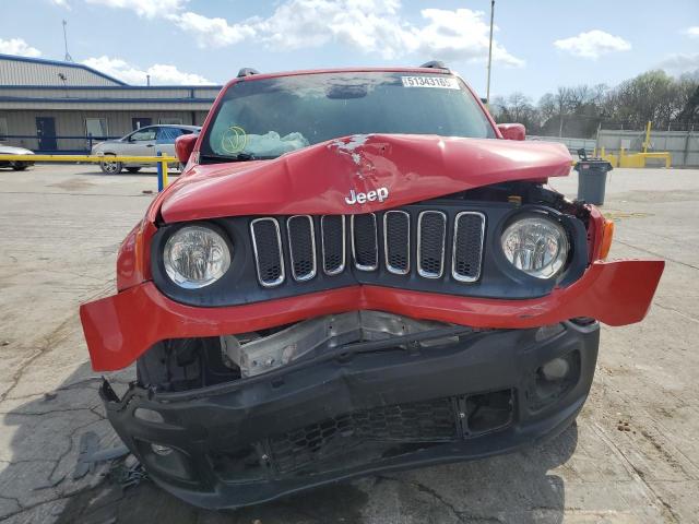 JEEP RENEGADE 2015 Czerwony