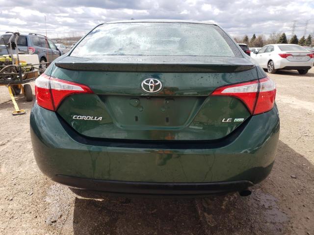  TOYOTA COROLLA 2015 Zielony