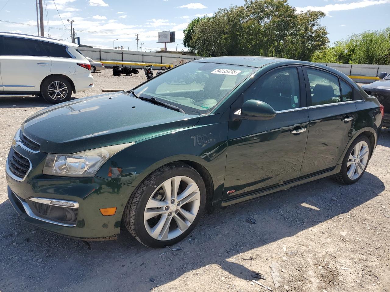 2015 Chevrolet Cruze Ltz за продажба в Oklahoma City, OK - Front End