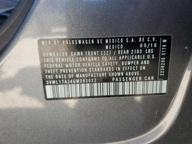 2016 VOLKSWAGEN JETTA SEL