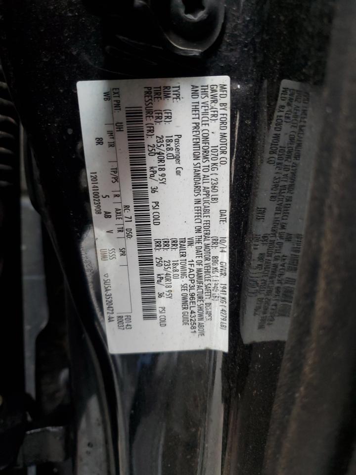 2014 Ford Focus St VIN: 1FADP3L96EL432581 Lot: 52641985