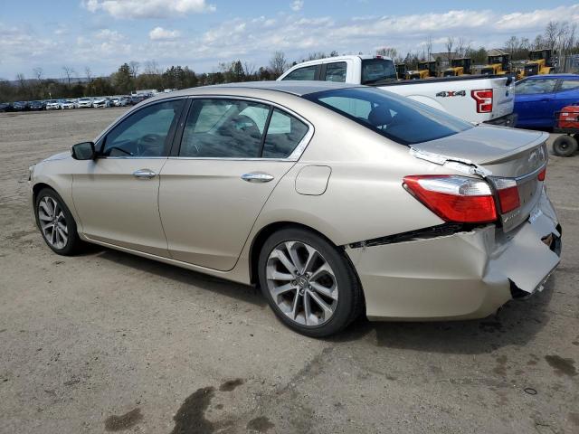  HONDA ACCORD 2015 Золотой