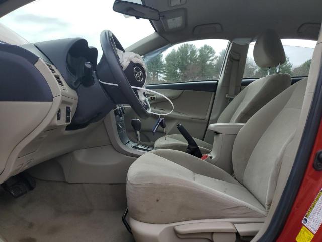  TOYOTA COROLLA 2013 Червоний