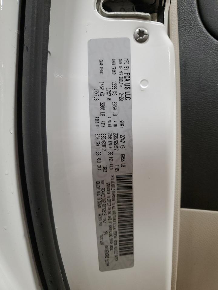2020 Chrysler Voyager Lxi VIN: 2C4RC1DG2LR172519 Lot: 52283325