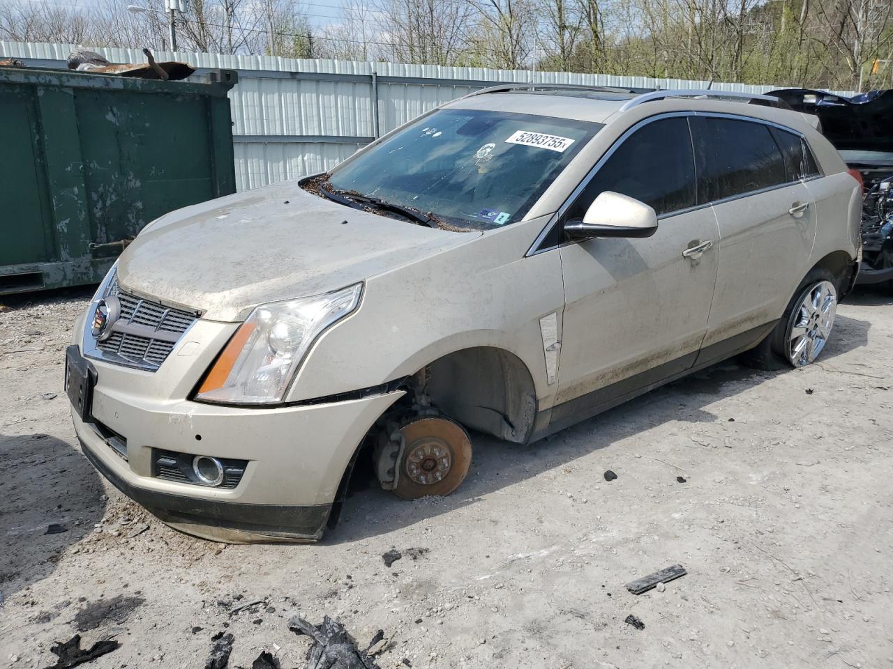 2010 Cadillac Srx Premium Collection zu verkaufen in Hurricane, WV - Water/Flood