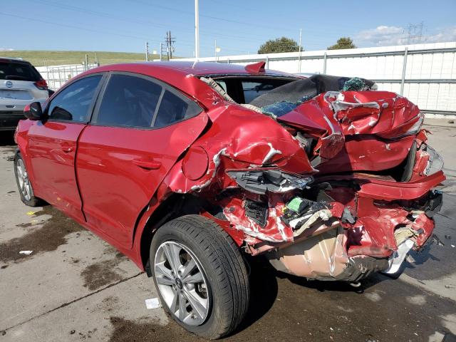  HYUNDAI ELANTRA 2018 Burgundy