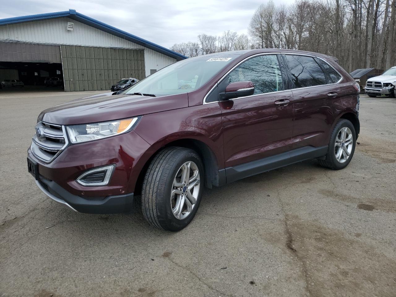 2018 Ford Edge Titanium იყიდება East Granby-ში, CT - Side