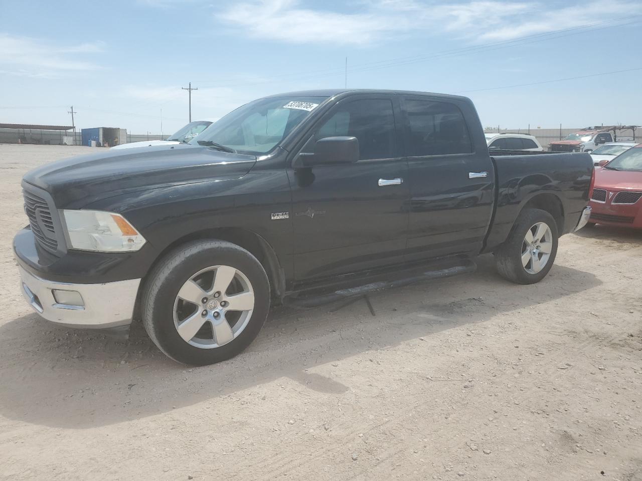 2012 Dodge Ram 1500 Slt black null gas 1C6RD6LT4CS318336 photo #1
