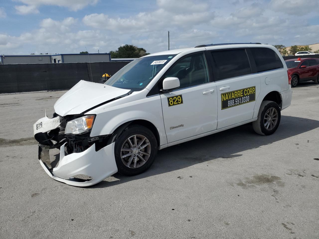 2019 Dodge Grand Caravan Sxt на продаже в Orlando, FL - Front End