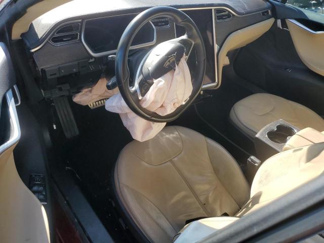  TESLA MODEL S 2013 Красный