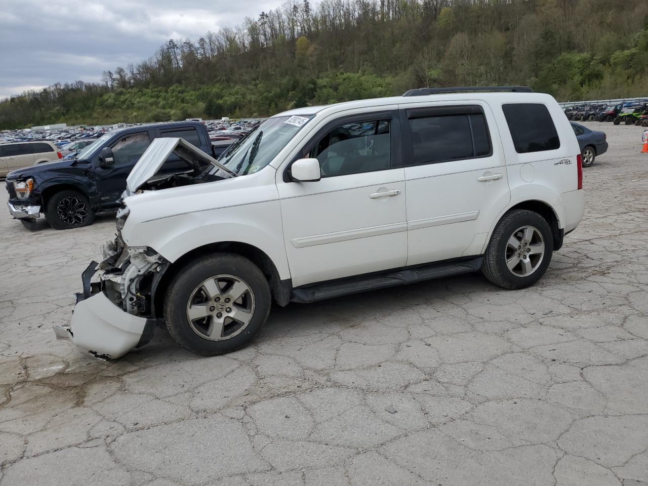 2011 Honda Pilot Exl للبيع في Hurricane، WV - Front End