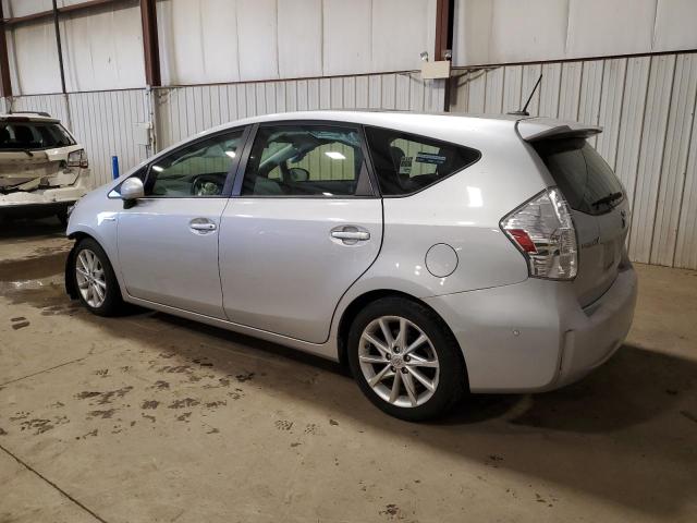  TOYOTA PRIUS 2014 Серебристый