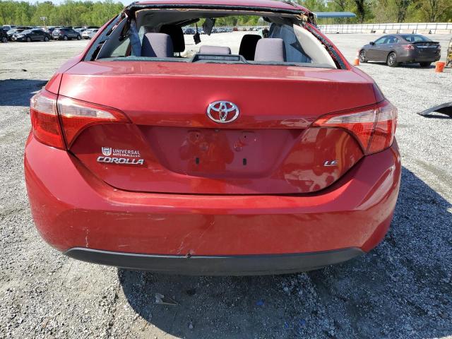 Sedans TOYOTA COROLLA 2017 Red