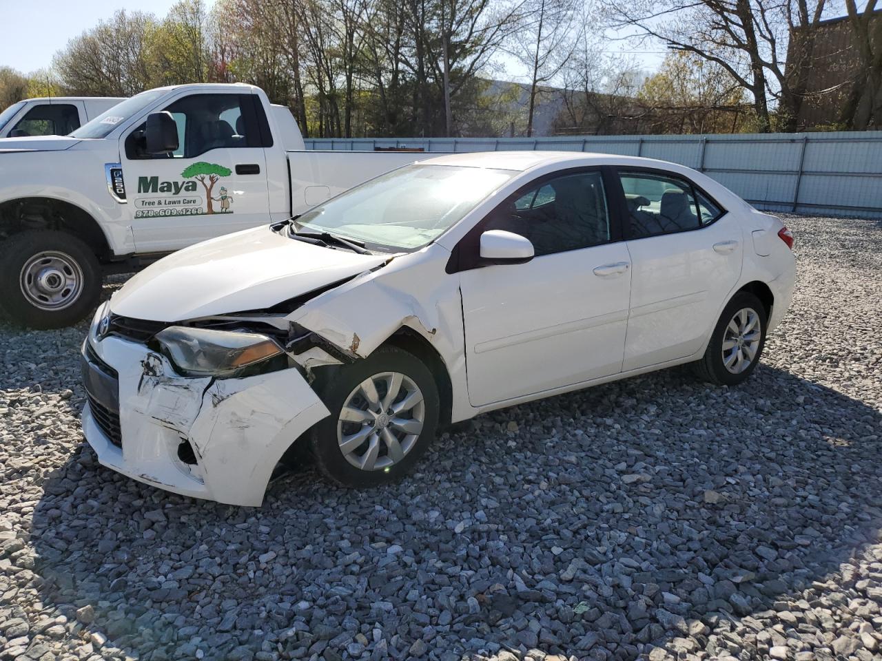 2016 Toyota Corolla L en Venta en North Billerica, MA - Front End