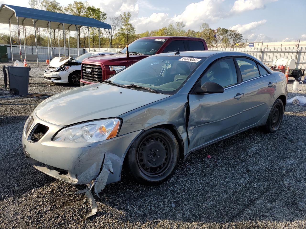 2008 Pontiac G6 Value Leader за продажба в Spartanburg, SC - All Over