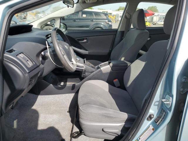  TOYOTA PRIUS 2014 Бирюзовый