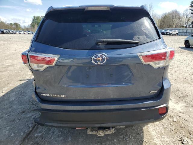  TOYOTA HIGHLANDER 2016 Синий