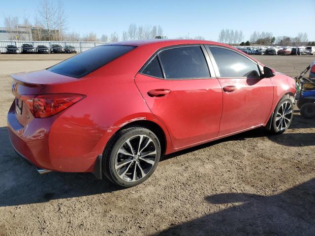  TOYOTA COROLLA 2018 Красный