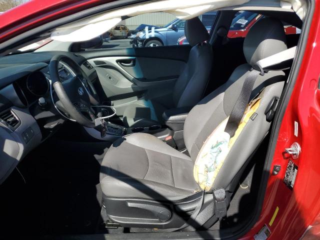  HYUNDAI ELANTRA 2013 Червоний