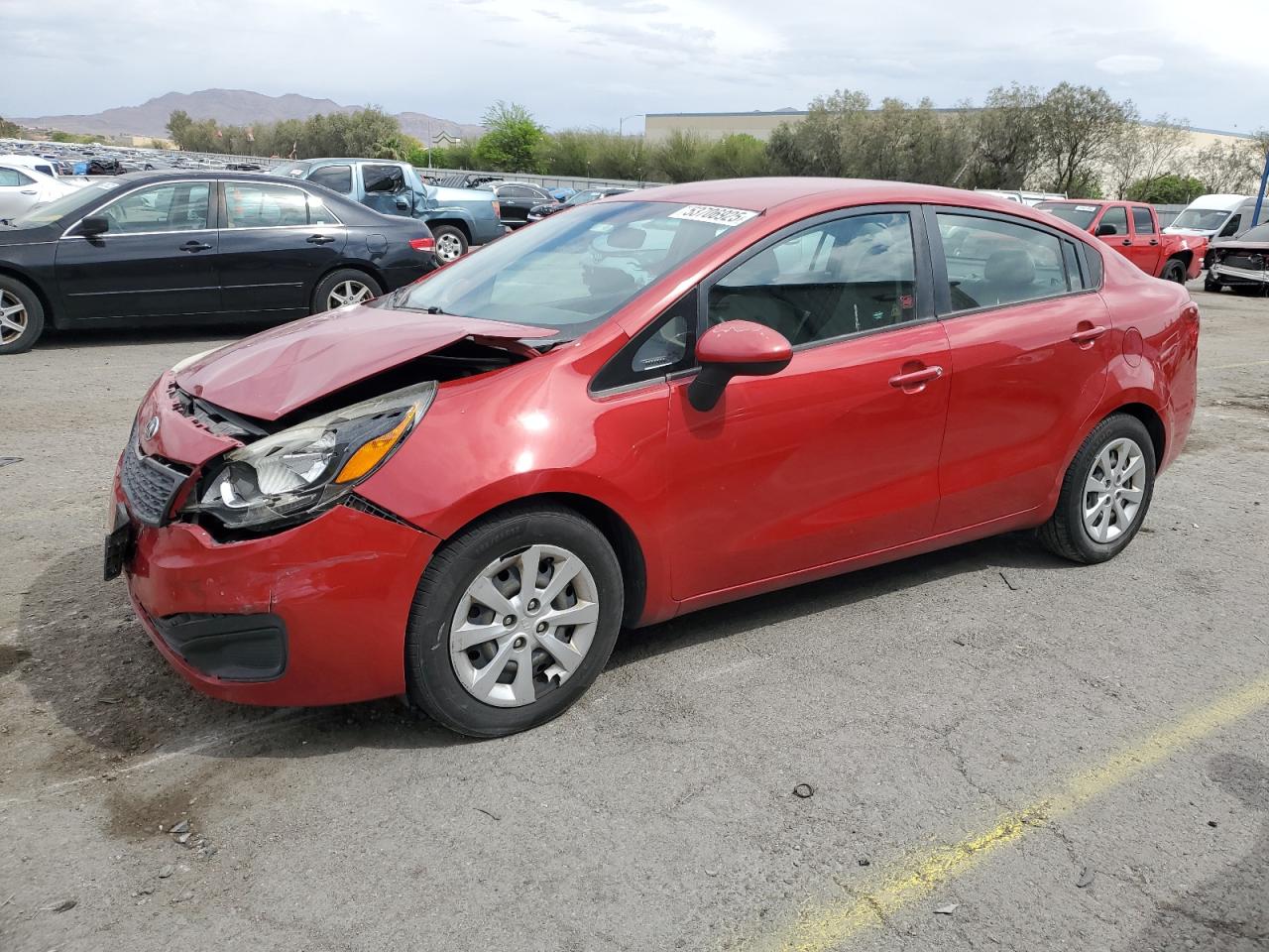 2014 Kia Rio Lx იყიდება Las Vegas-ში, NV - Front End