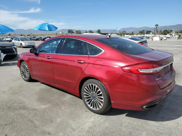  FORD FUSION 2017 Red