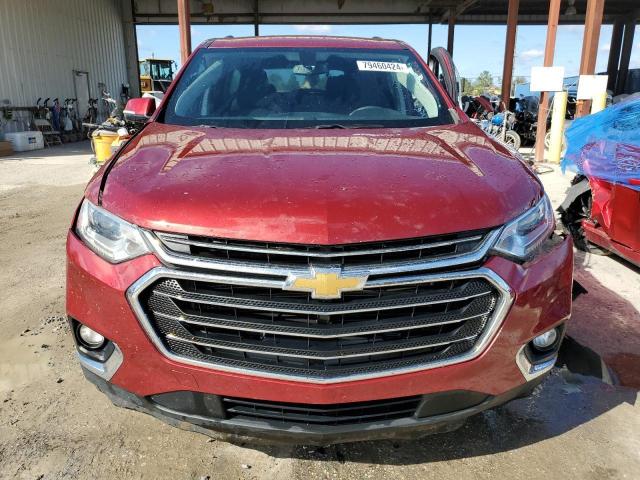  CHEVROLET TRAVERSE 2018 Czerwony