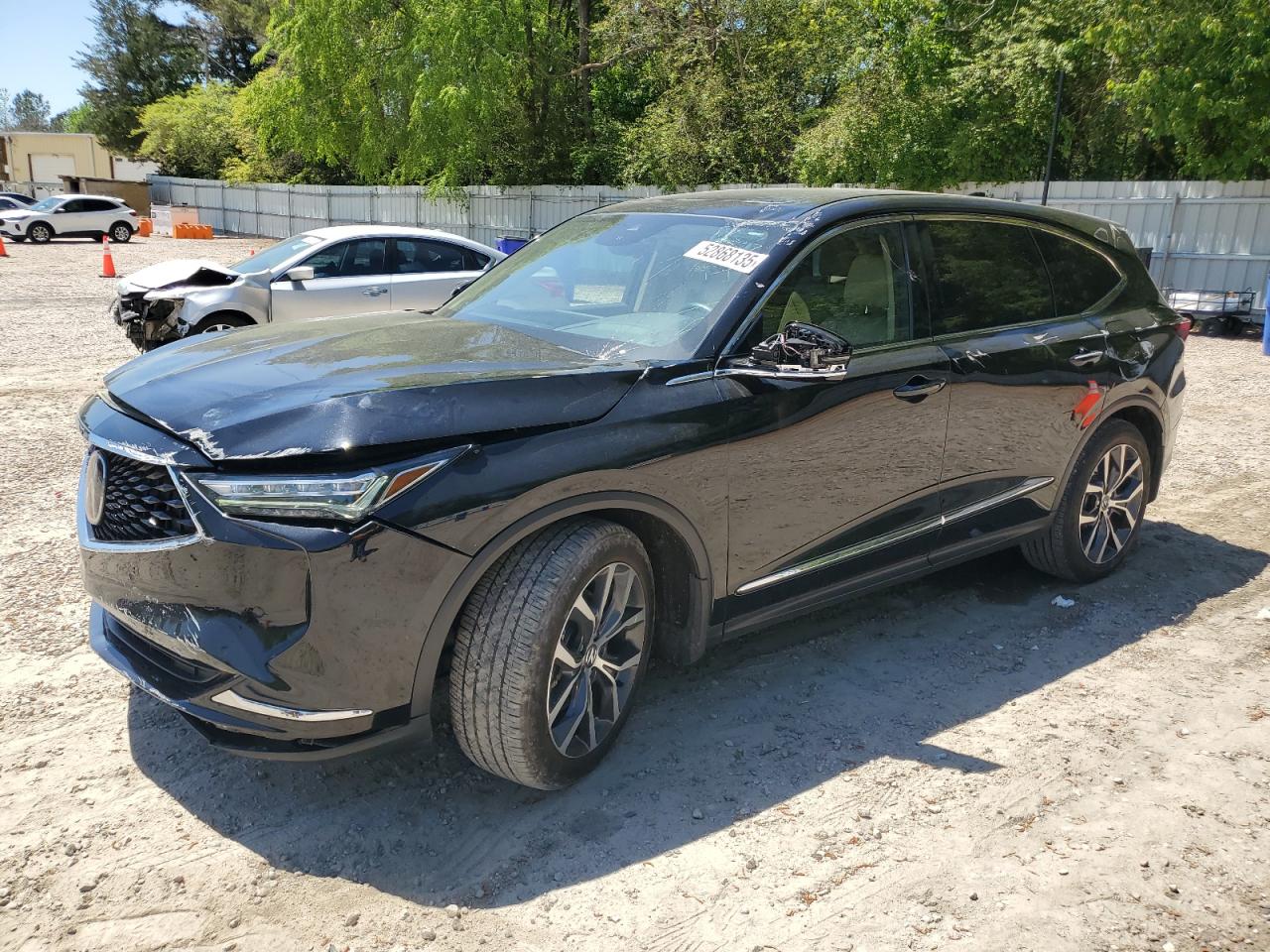 2022 Acura Mdx Technology للبيع في Knightdale، NC - Rollover