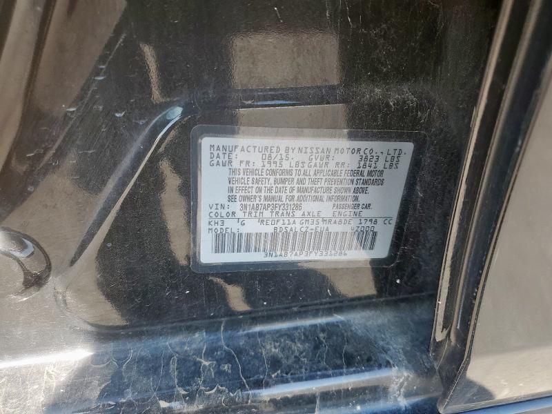 2015 NISSAN SENTRA S