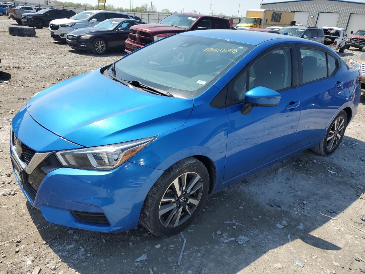 2021 Nissan Versa Sv იყიდება Cahokia Heights-ში, IL - Side