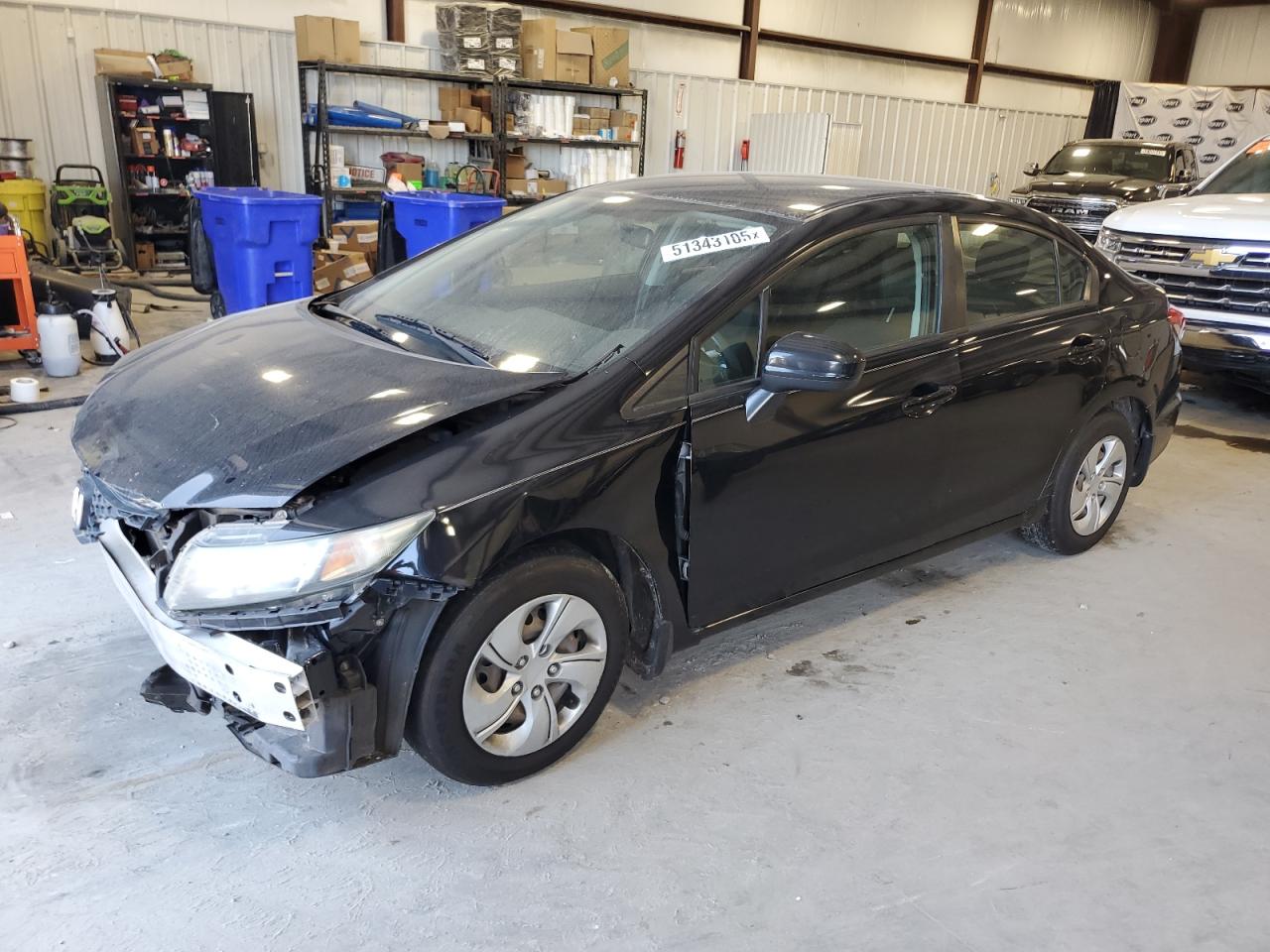 2015 Honda Civic Lx იყიდება Byron-ში, GA - Front End