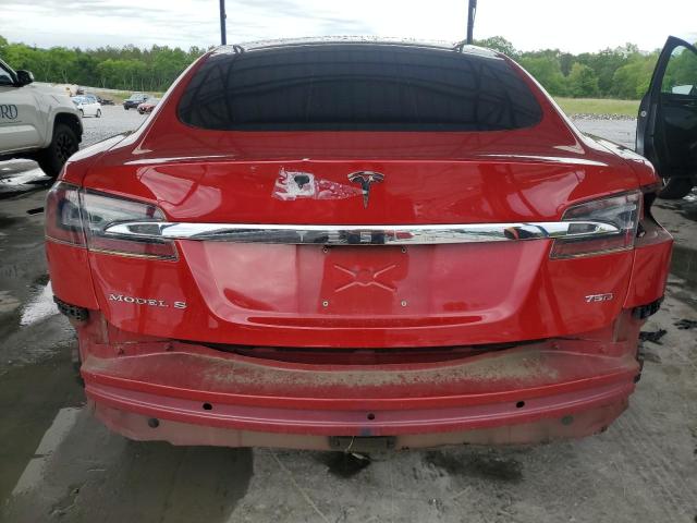  TESLA MODEL S 2018 Red