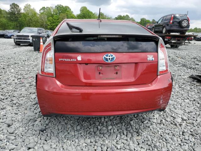  TOYOTA PRIUS 2015 Red