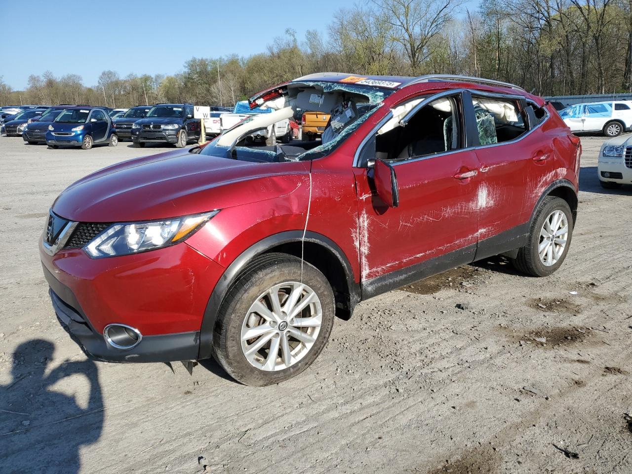 2019 Nissan Rogue Sport S na sprzedaż w Ellwood City, PA - Rollover