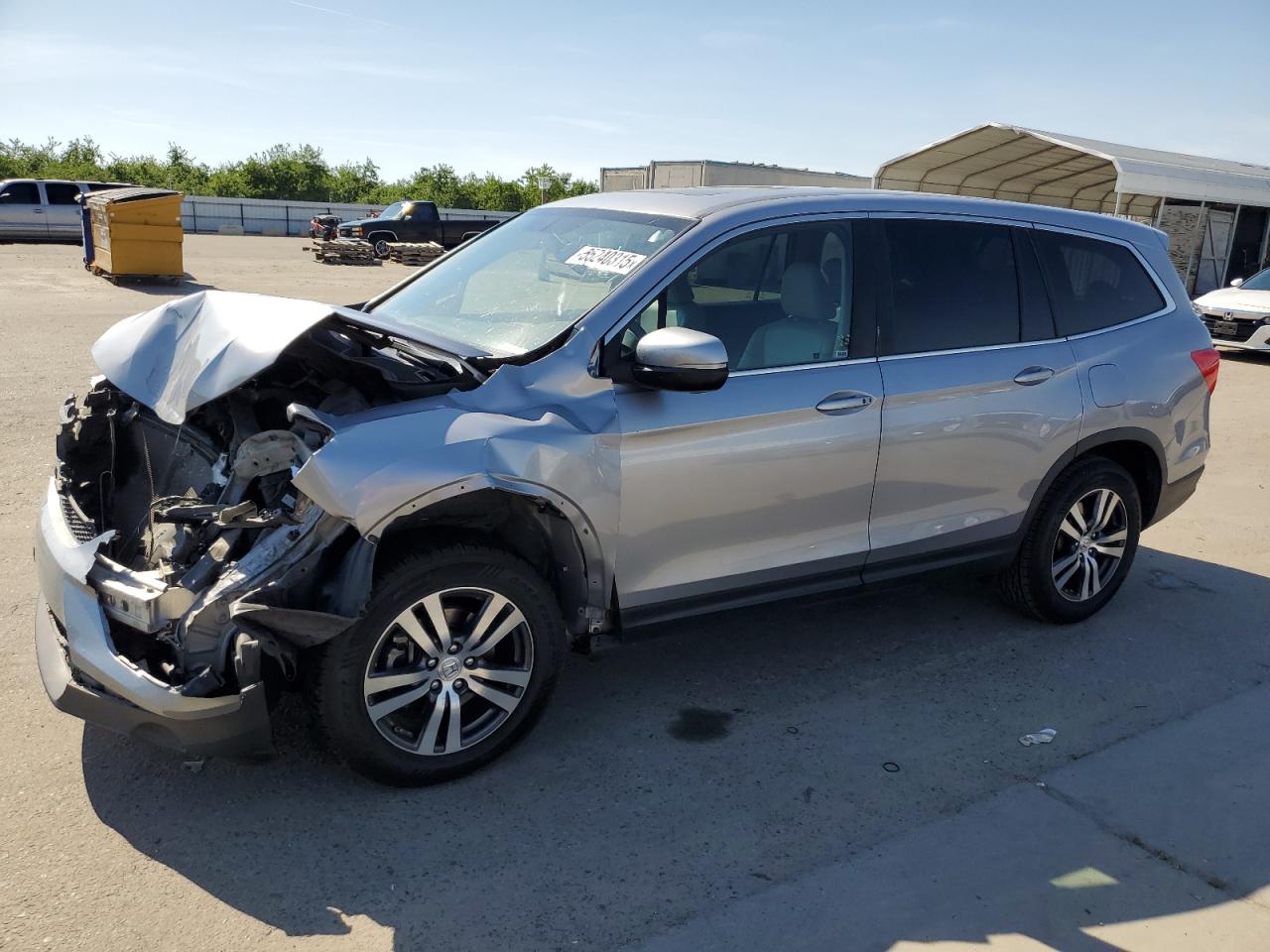 2017 Honda Pilot Exl for Sale in Fresno, CA - Front End