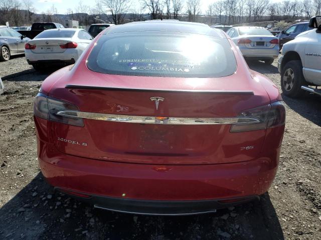  TESLA MODEL S 2013 Красный