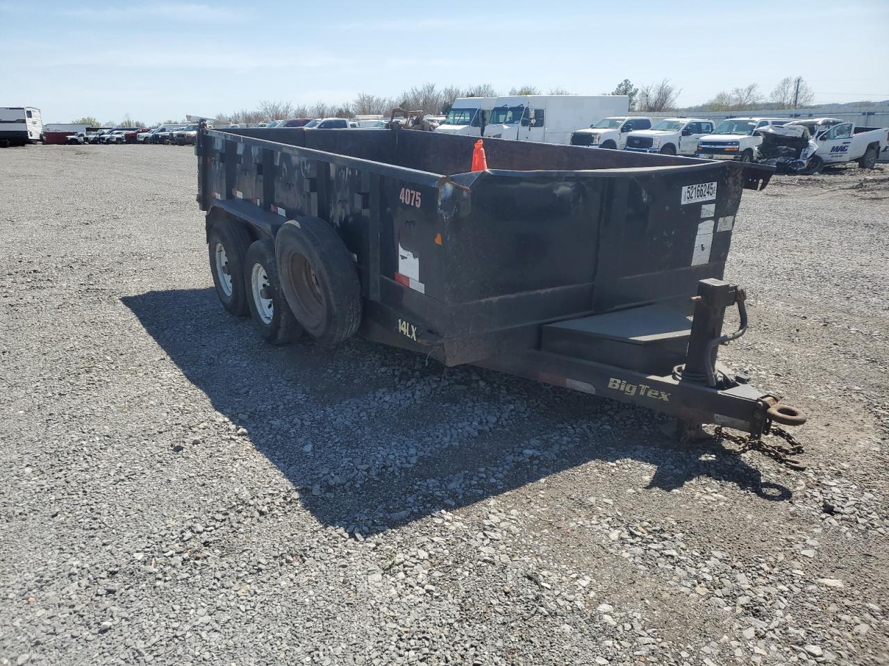 2015 Big Tex Dump Trailer продається в Earlington, KY - Front End