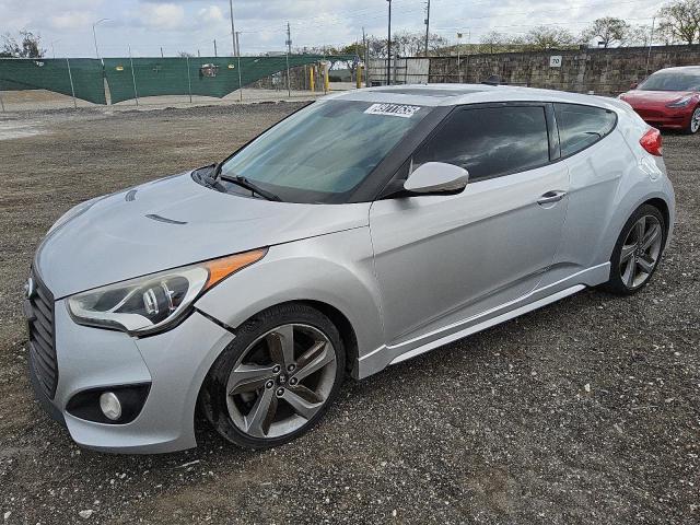 Coupet HYUNDAI VELOSTER 2014 Srebrny