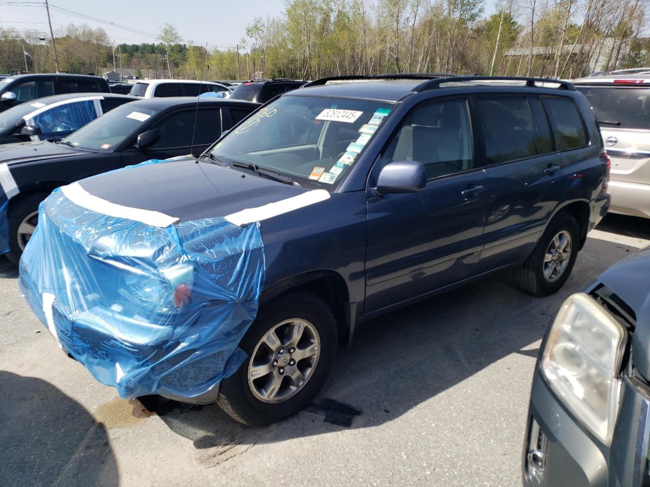 2005 Toyota Highlander Limited na sprzedaż w North Billerica, MA - Front End