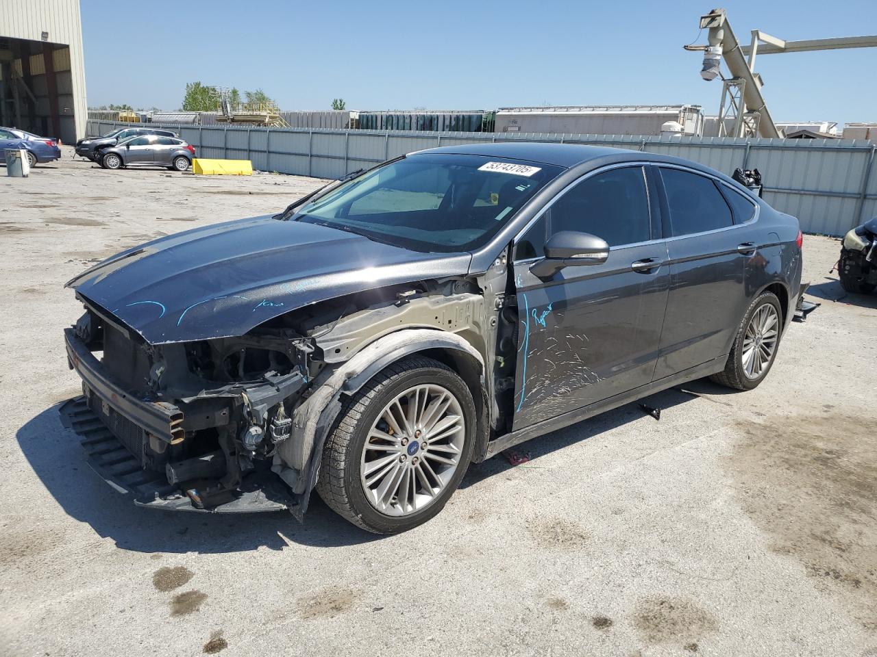 2015 Ford Fusion Se იყიდება Kansas City-ში, KS - Front End