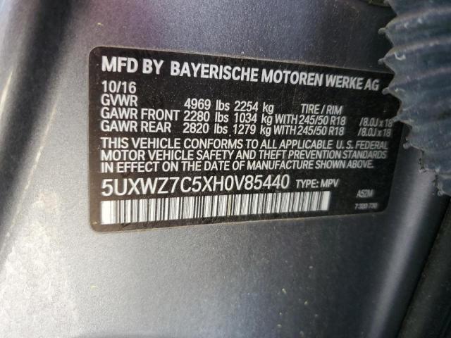 2017 BMW X3 SDRIVE28I  