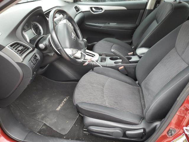  NISSAN SENTRA 2015 Красный