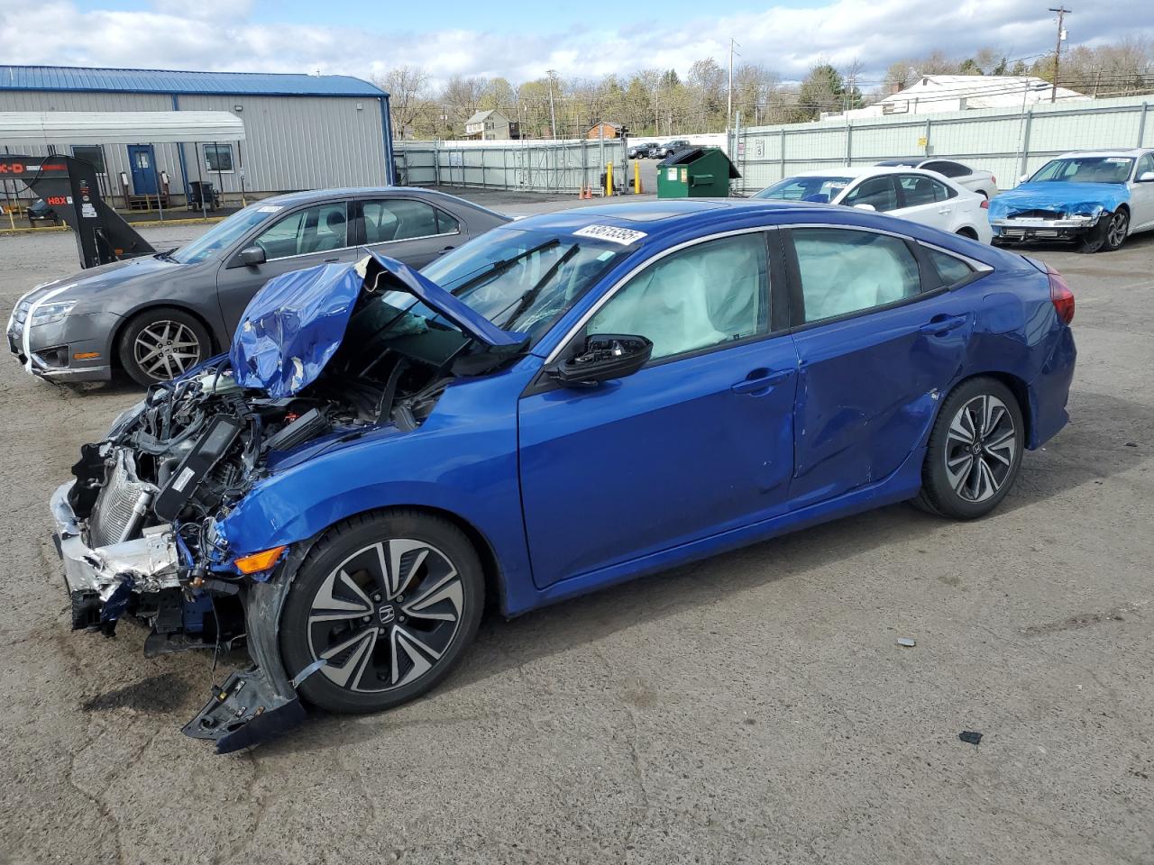 2018 Honda Civic Exl for Sale in Pennsburg, PA - Front End