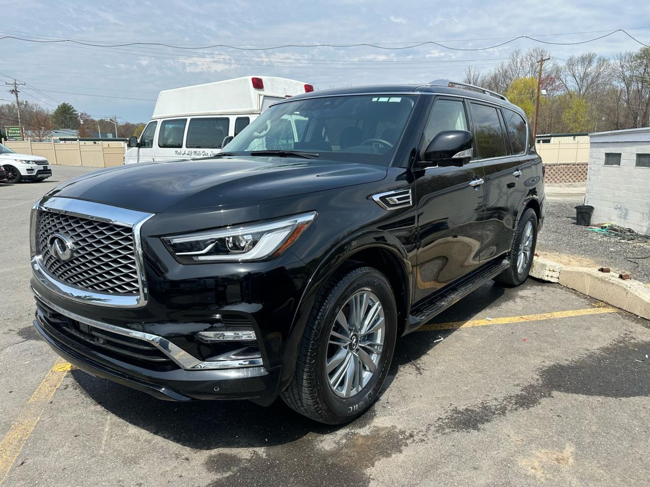 2023 Infiniti Qx80 Luxe იყიდება North Billerica-ში, MA - Rear End