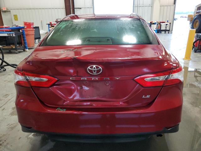  TOYOTA CAMRY 2018 Красный